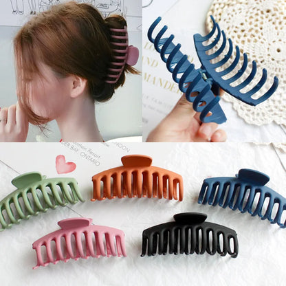 Lustraus Matte Claws – Elegant Oversized Hair Clips