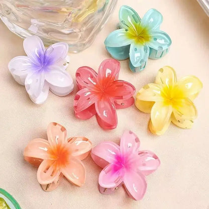 Lustraus Bloom Claws – 6pc Pastel Flower Hair Clips