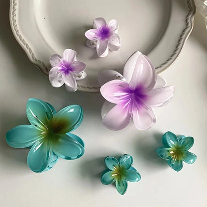 Lustraus Garden Set – 18pc Candy Color Flower Hair Clips