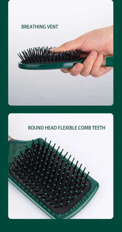 Lustraus AirCushion Detangling Brush – Glow Edition