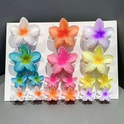 Lustraus Garden Set – 18pc Candy Color Flower Hair Clips