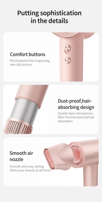 Lustraus Ionic Hair Dryer – Light, Fast & Frizz-Free