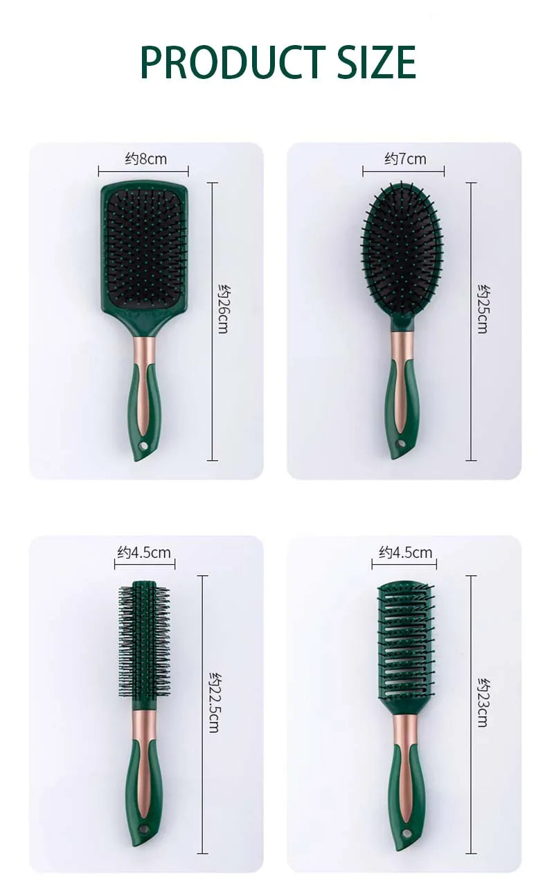 Lustraus AirCushion Detangling Brush – Glow Edition