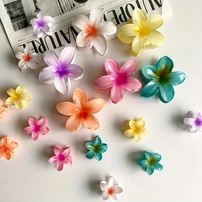 Lustraus Garden Set – 18pc Candy Color Flower Hair Clips