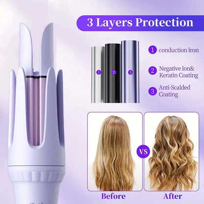 Lustraus 32mm Automatic Curling Iron – Effortless Waves in Seconds