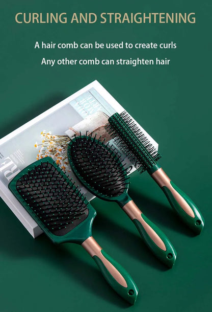 Lustraus AirCushion Detangling Brush – Glow Edition