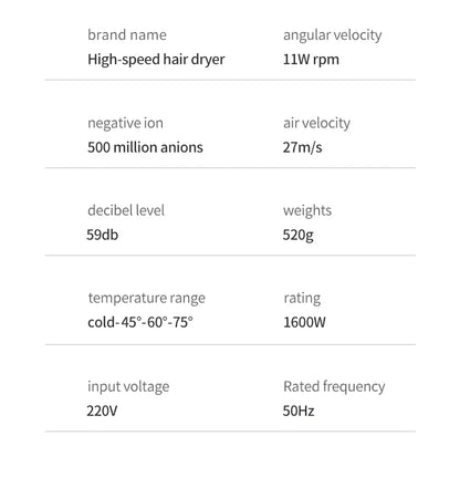 Lustraus Ionic Hair Dryer – Light, Fast & Frizz-Free