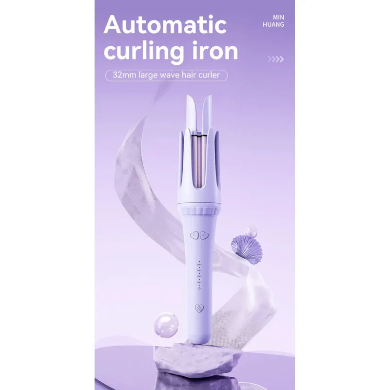 Lustraus 32mm Automatic Curling Iron – Effortless Waves in Seconds
